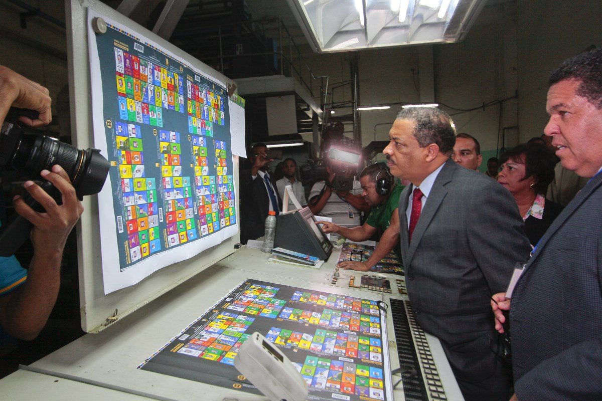 Boleta presidencial totalmente impresa, informa la JCE