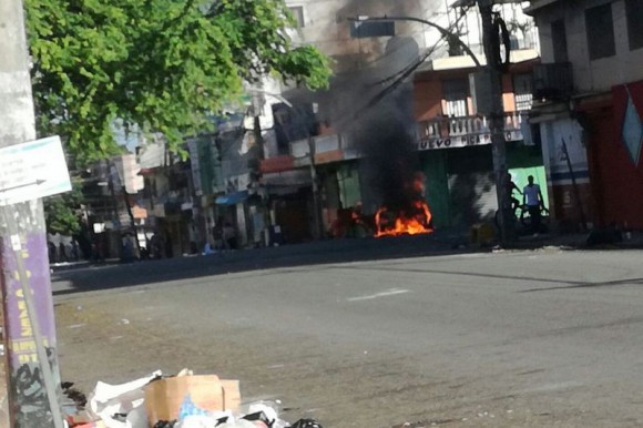 Disturbios en Capotillo por muerte de presunto narcotraficante