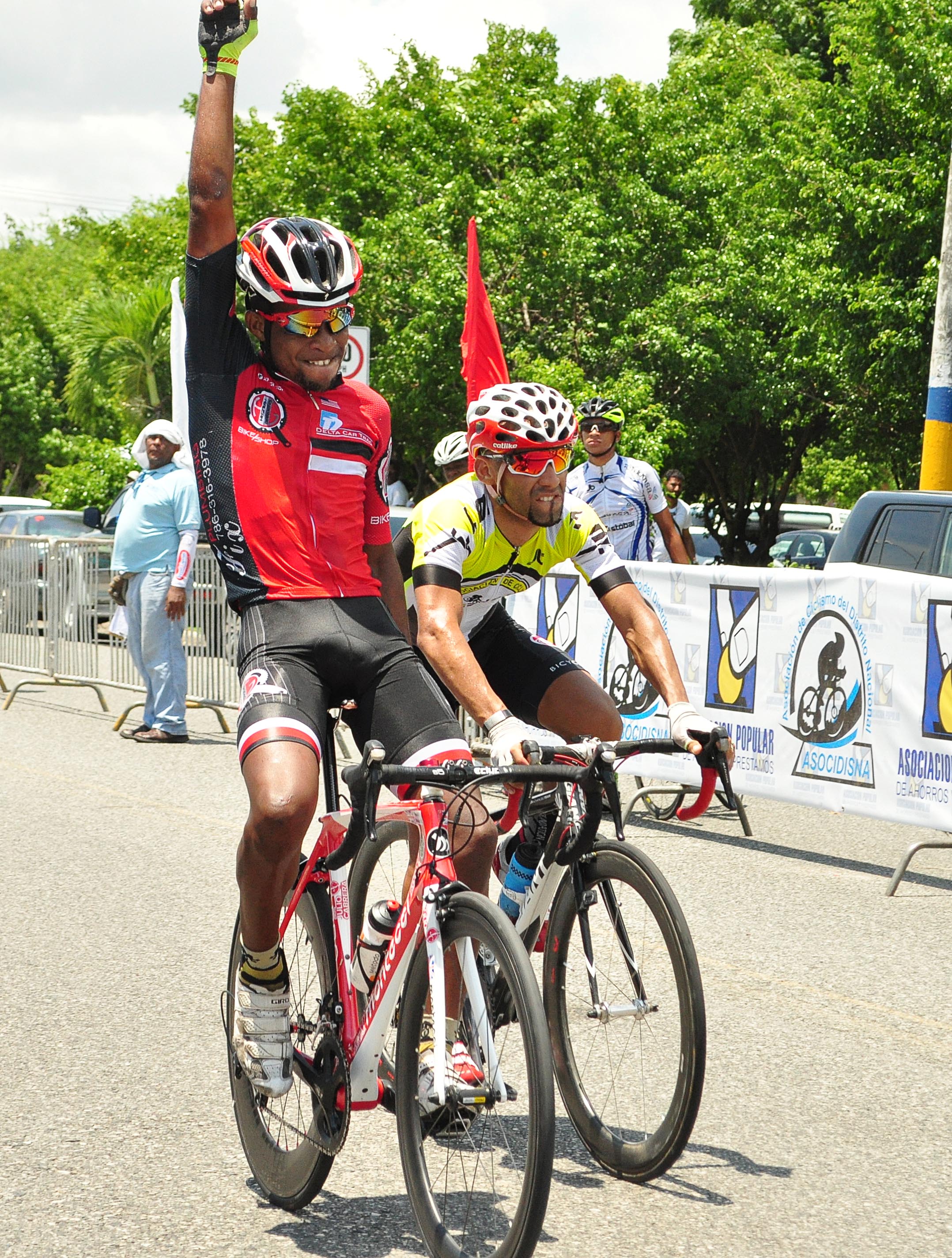 Los ganadores de de la copa Cero de Oro de ciclismo