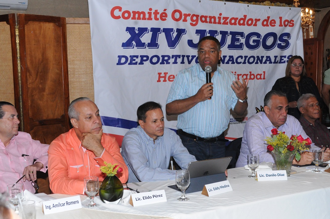 Danilo Díaz resalta muestras de apoyo en SFM a XIV Juegos Nacionales HM