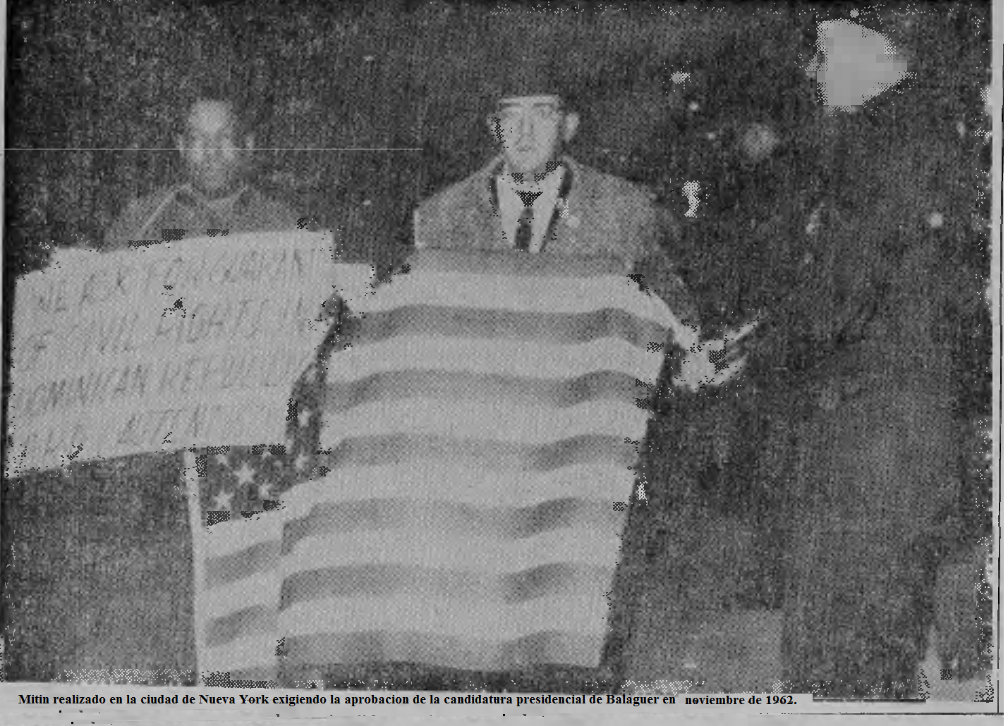 Balaguer paciente, firme y desafiante en el exilio