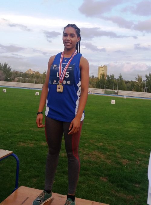 Danilsa Minier Capellán, se alza con dos medallas de Oro
