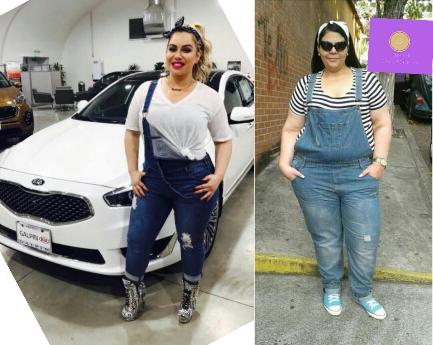 Modelo plus se hace viral recreando moda de famosas