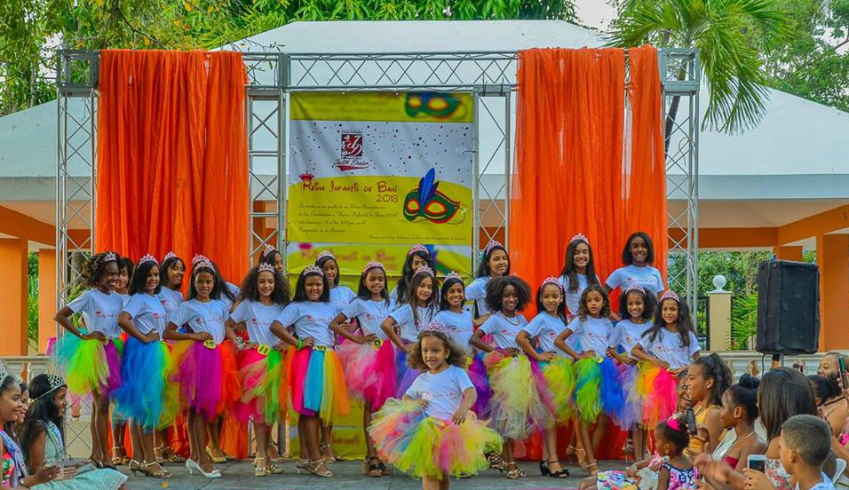Presentan 23 candidatas al certamen de belleza “Reina Infantil Baní 2018”