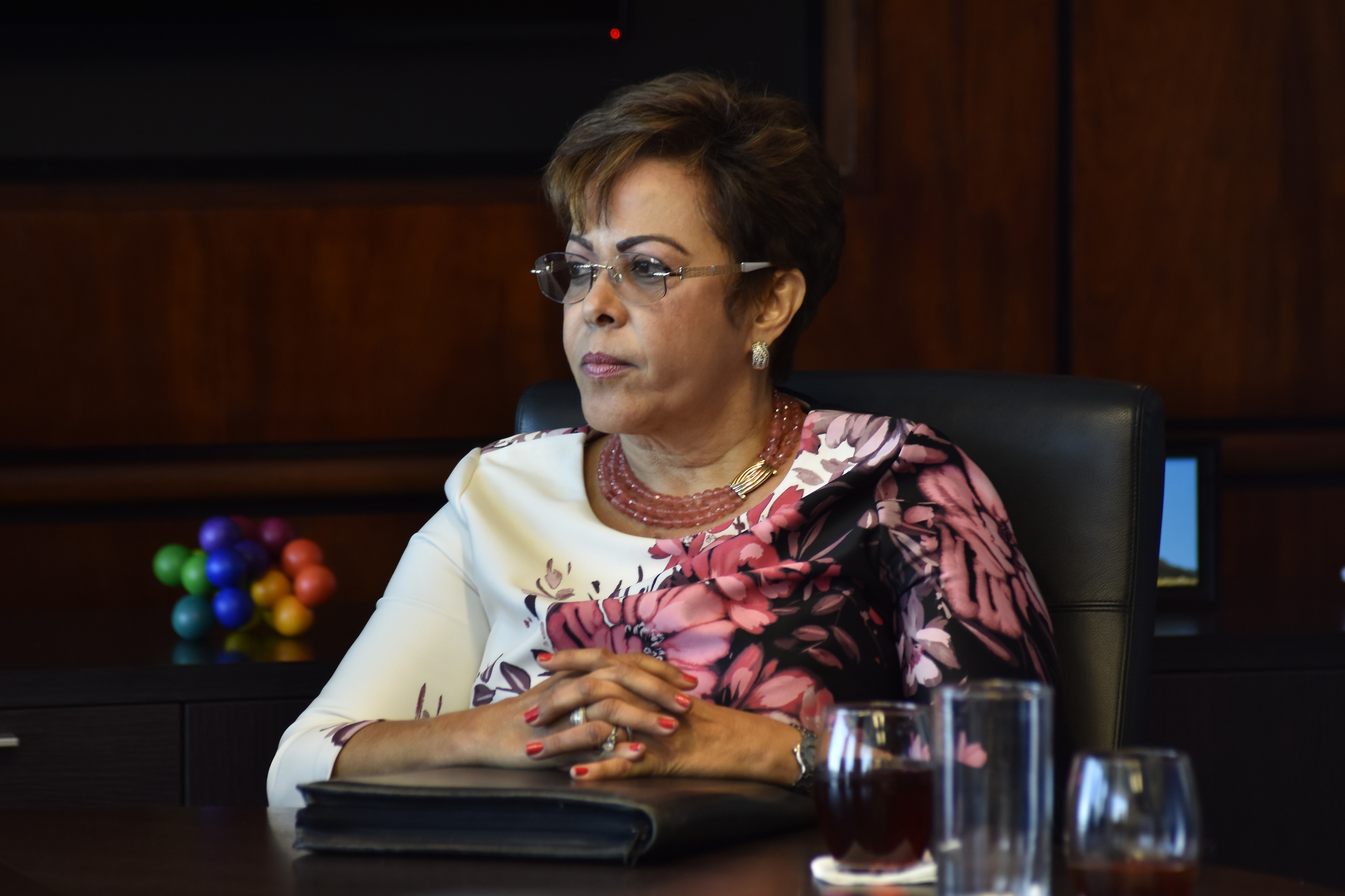 Milagros de los Santos, presidente de la General de Seguros