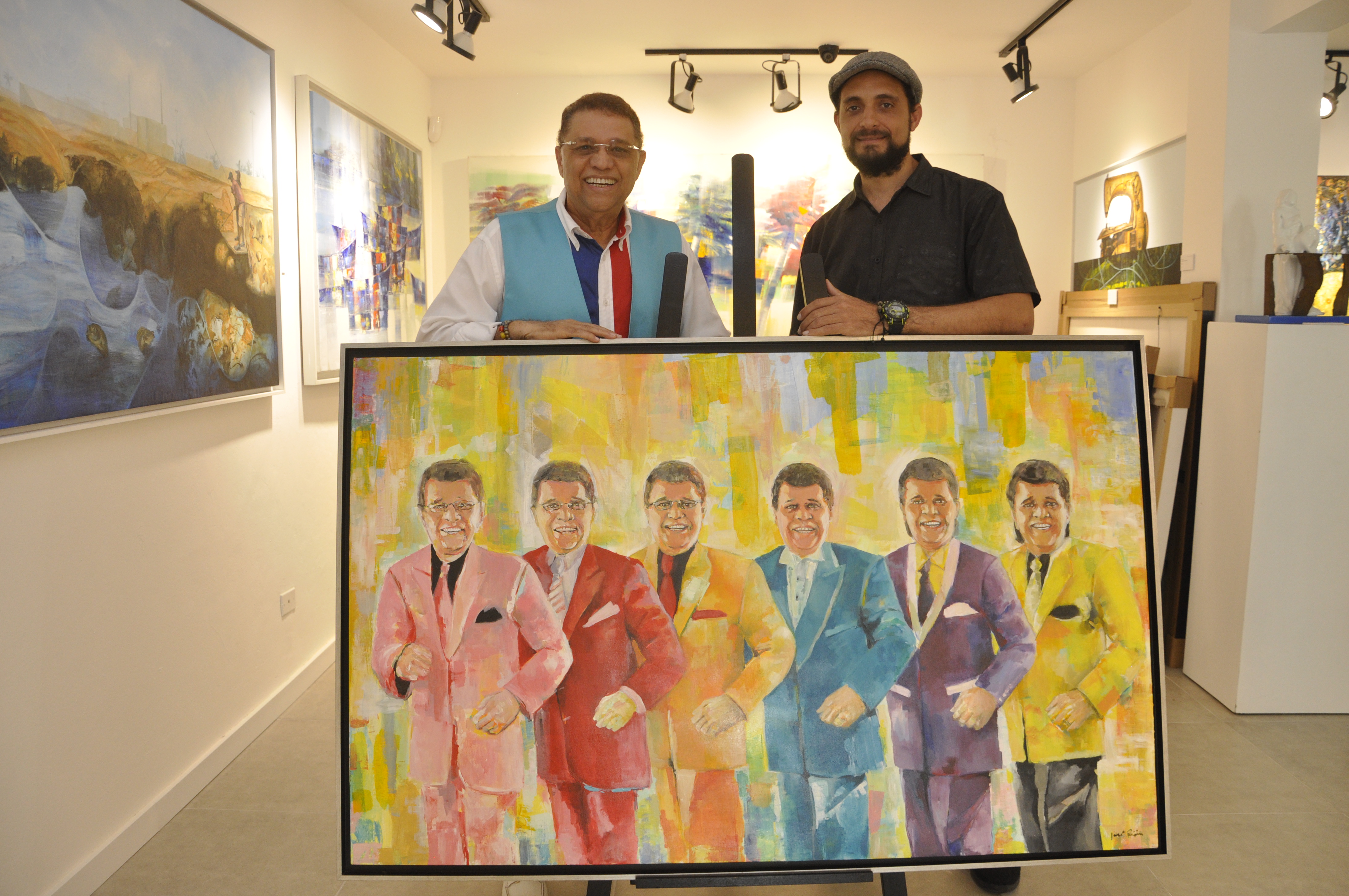 Los Colores de Domingo plasmados a una obra de arte