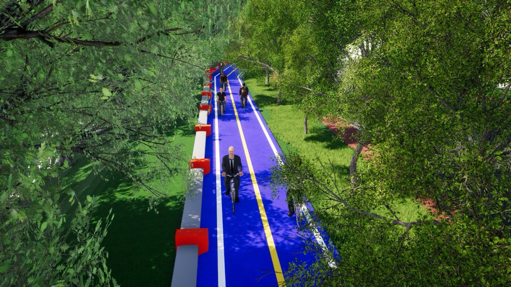 Santiago construirá ciclovía en Circunvalación Sur