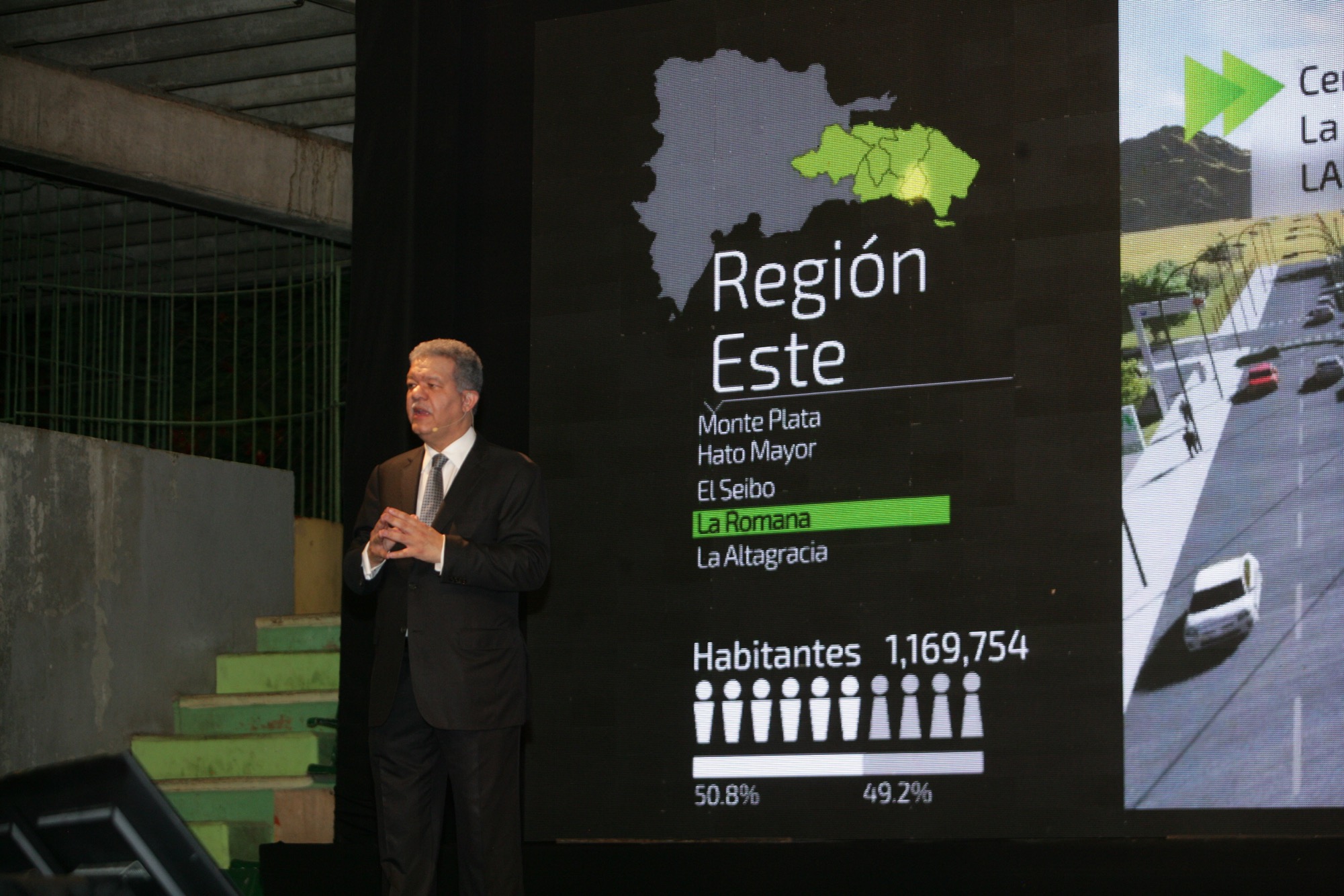 Leonel Fernández presenta su plan en San Pedro de Macoris