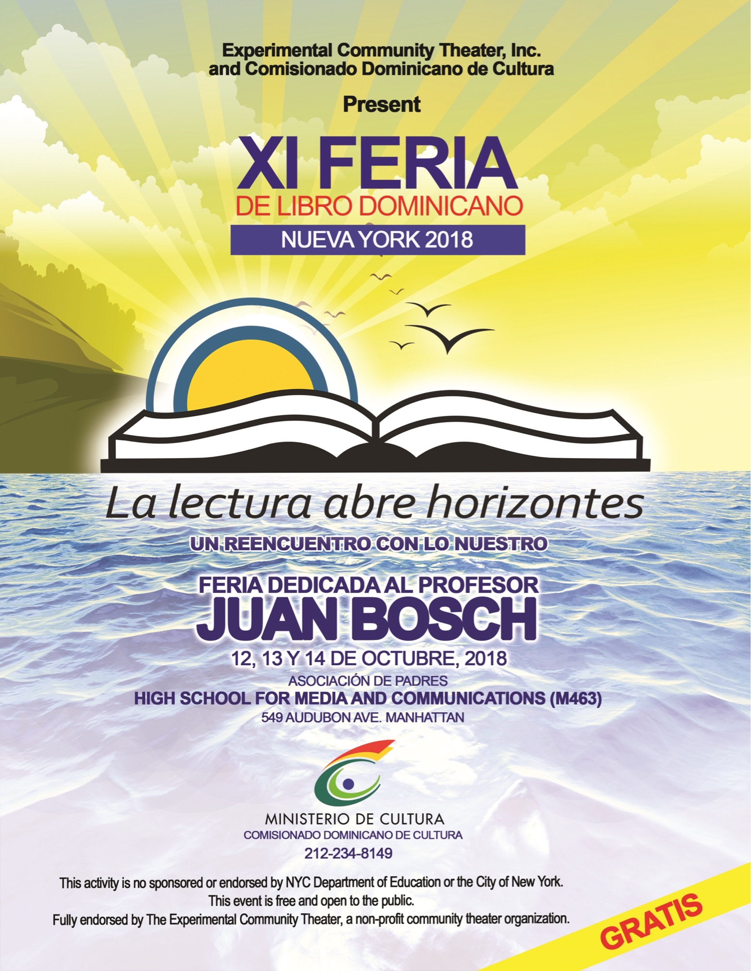 Decenas de libros circularán en la XI Feria del Libro Dominicano en Nueva York 2018