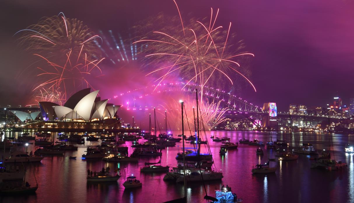 El año nuevo 2019 comenzó su ruta de llegada