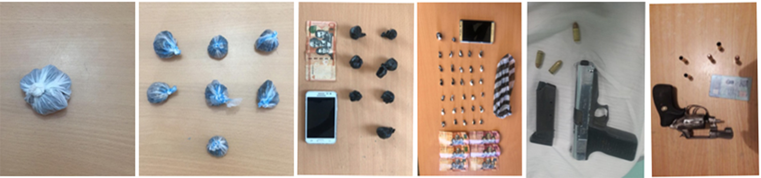 Policía apresa 40 en SDE, retiene varias armas y recupera motocicletas robadas