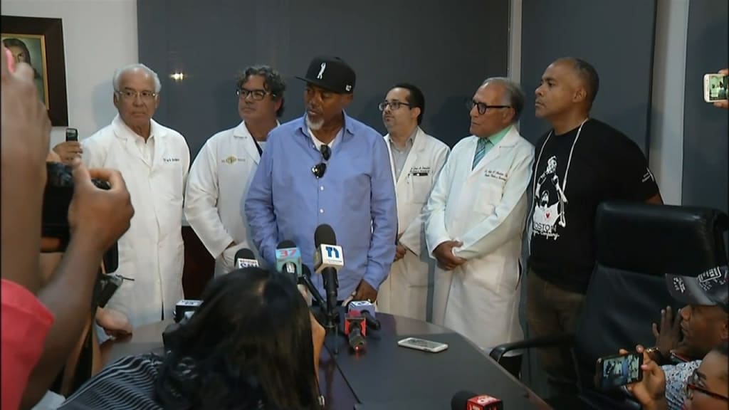 David Ortiz en Boston es atendido en el Massachusetts General Hospital