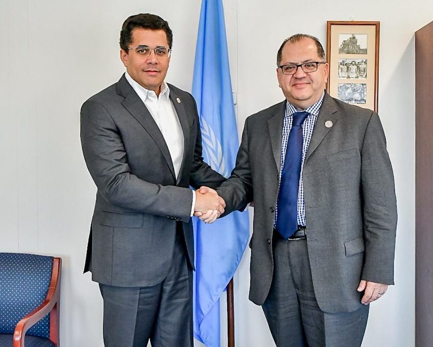 David Collado presenta sus logros al PNUD en NUeva York