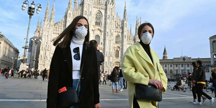 El coronavirus ataca a Italia; 5 fallecidos y 219 infectados