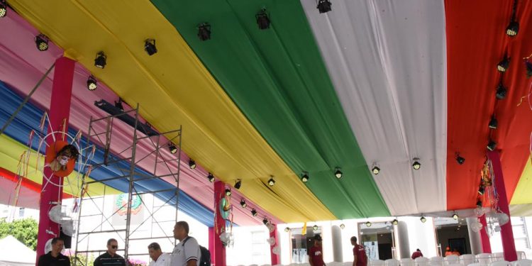 Así está el Malecón en espera del Desfile Nacional del Carnaval 2020