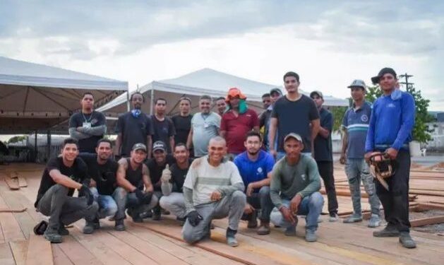 Brasileños y venezolanos construyen hospital en la frontera para covid-19