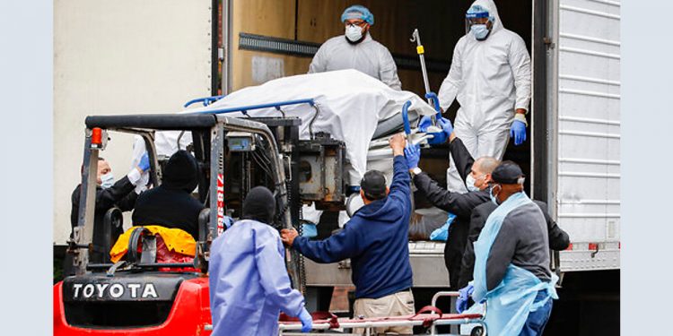 Calculan en más de 10 mil muertes en NYC por COVID-19