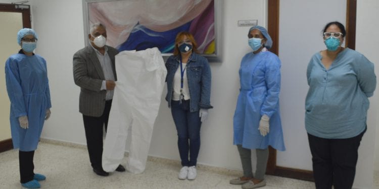 COOPFENATRASAL dona materiales  bioseguridad al Hospital de la Mujer