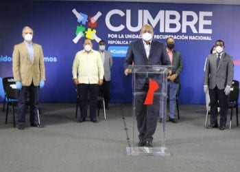 PRM deja iniciada Cumbre de la Unidad y la Recuperación Nacional convocada por Abinader