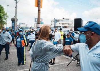 Alcaldesa Carolina Mejía encabeza gran operativo limpieza en el Distrito Nacional