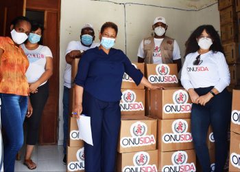 ONUSIDA RD entrega raciones alimenticias y artículos de prevención a Personas Viviendo con VIH y a sus familias ante la COVID 19