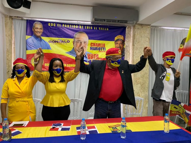 UDC incluye en su boleta a Charlie Mariotti, Kenia Mejía, Cristina Lizardo y Mariela Rodríguez