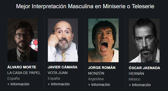 El lunes anuncian películas ganadoras Premios Platino del Cine Iberoamericano 2020