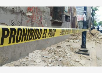 Sismo de 7,5 grados sin víctimas mortales y algunos derrumbes en México