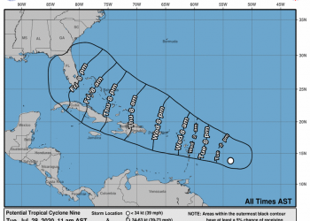Aviso de tormenta tropical en islas del Caribe; RD vigila potencial ciclón