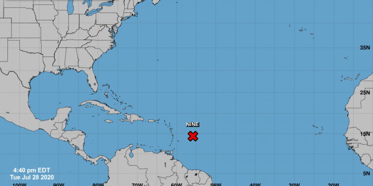 La Onamet emite alerta de posible tormenta tropical