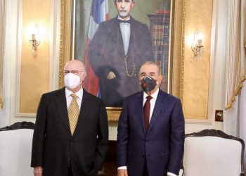 El ex presidente Hipólito Mejía conversó con el presidente Danilo Medina sobre asuntos de Estado.