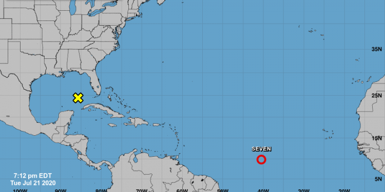 ONAMET vigila depresión tropical que se formó este martes