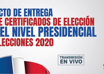 ¡En vivo! Luis Abinader y Raquel Peña reciben certificados en JCE