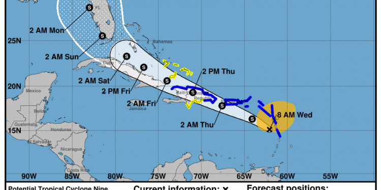 El Caribe bajo la inclemencia de fenómeno meteorológico con potencial de huracán