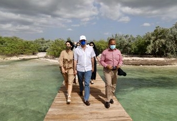 El presidente Luis Abinader de visita en Pedernales