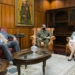 Miriam Germán Brito recibe a los ministros de Interior y de Defensa