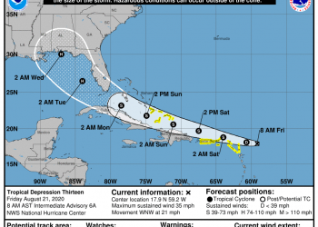 Se forma tormenta tropical Laura y declara alerta desde Cabo Cabrón hasta Bahía de Manzanillo