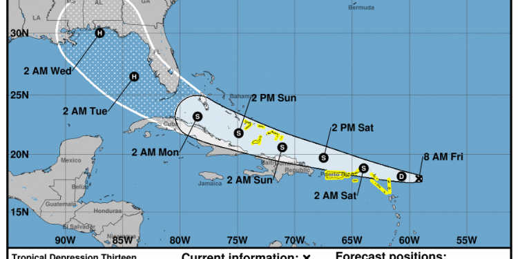 Se forma tormenta tropical Laura y declara alerta desde Cabo Cabrón hasta Bahía de Manzanillo