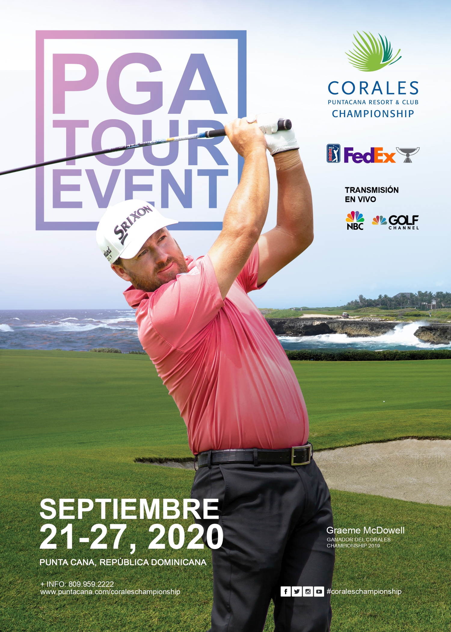 Corales Puntacana Resort & Club sede de la tercera edición del PGA