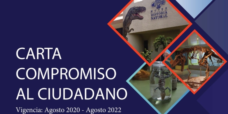 Museo de Historia Natural presenta segunda versión de la Carta Compromiso al Ciudadano