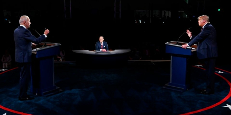 Aprueban mecanismo controle interrupciones de Biden y Trump durante debate.