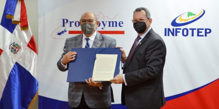 PROMIPYME e INFOTEP formalizan acuerdo