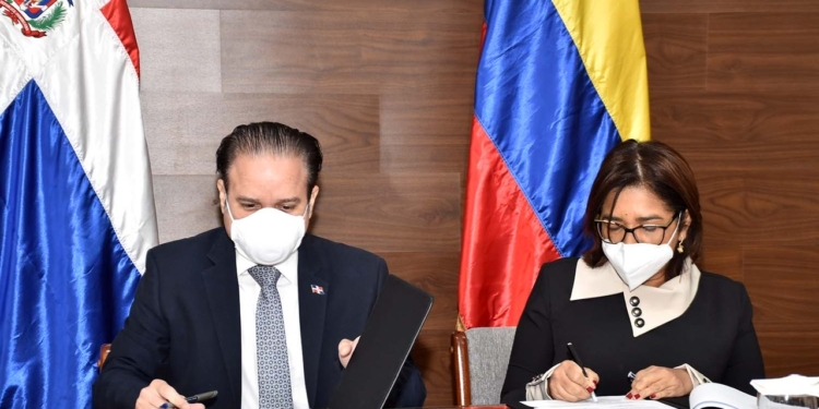 Dominicana y Colombia renuevan cooperación bilateral para el periodo 2020-2022