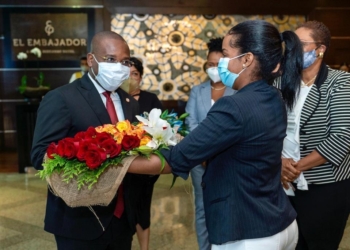 Canciller de Haití, Claude Joseph, llegó a Santo Domingo