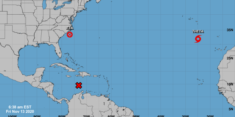 Onda en el mar Caribe aumenta a 90% posibilidades de convertirse en ciclón