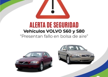 Emiten alerta de seguridad en modelo vehículos marca Volvo 