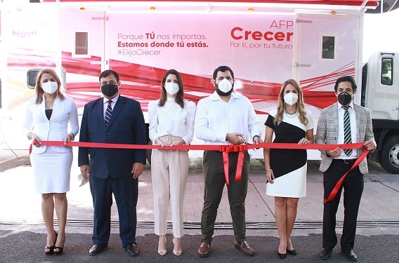 AFP Crecer lanza su oficina movil