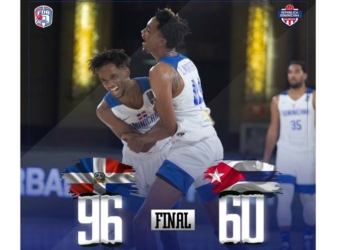Dominicana le gana a Cuba en clasificatorio de baloncesto