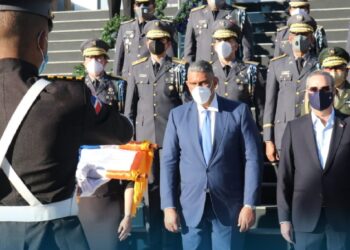 La visita de Luis Abinader a la sede de la Policía Nacional