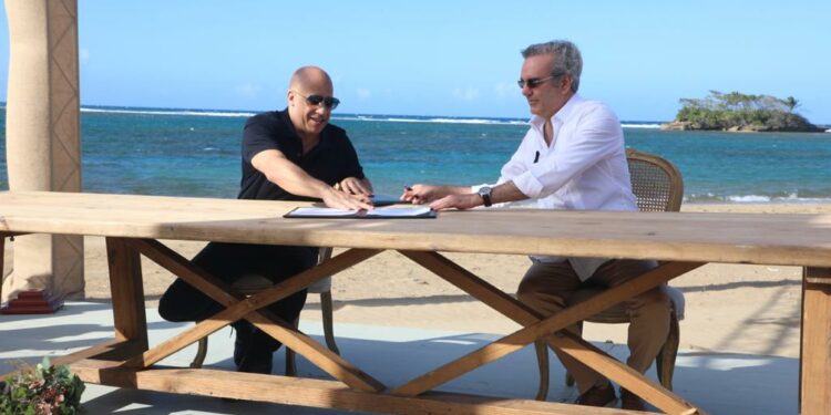 Vin Diesel establecerá estudio de cine en Puerto Plata